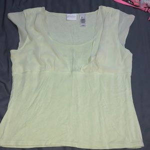 Axcess green shirt sheer